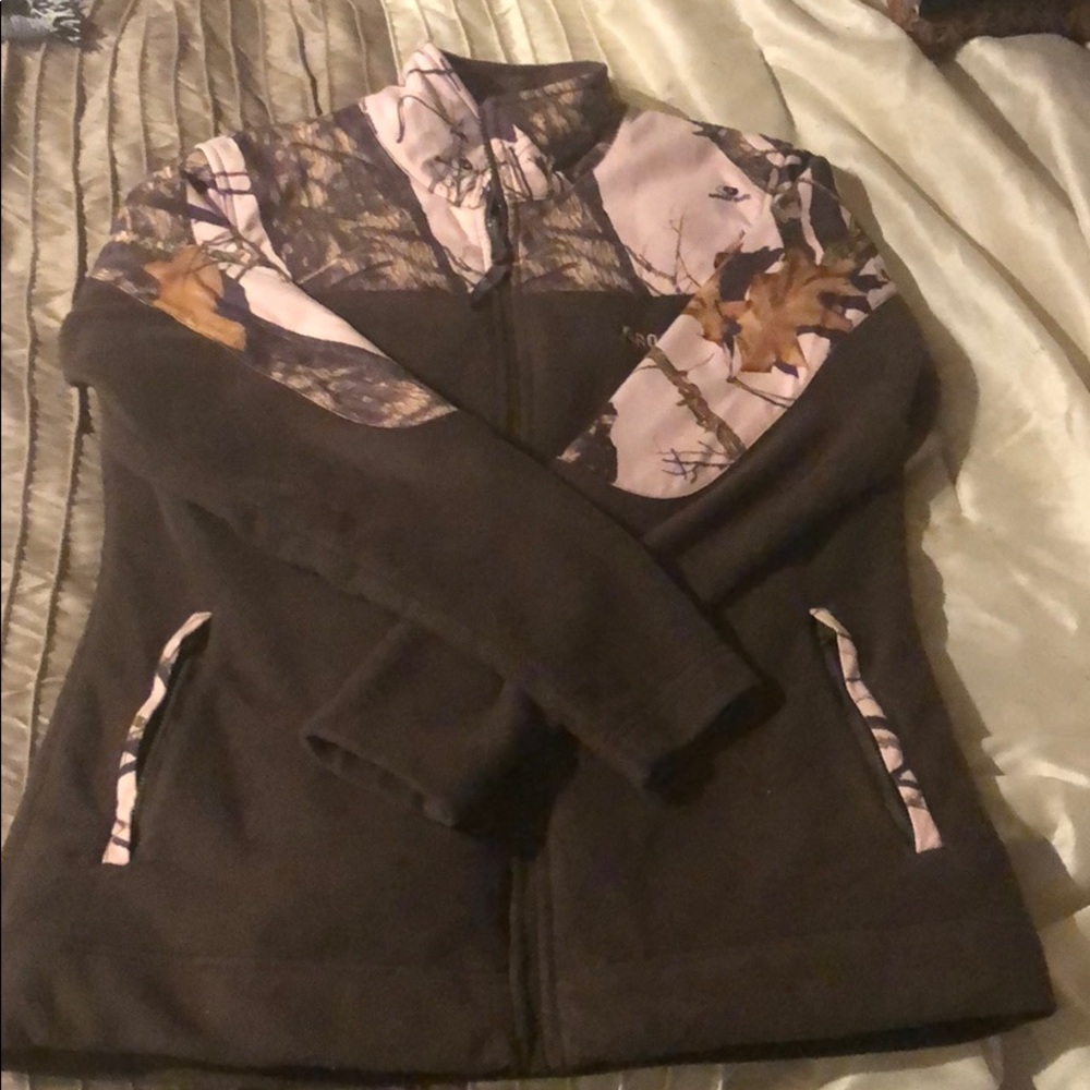 Mossy Oak Rocky fleece zip up jacket